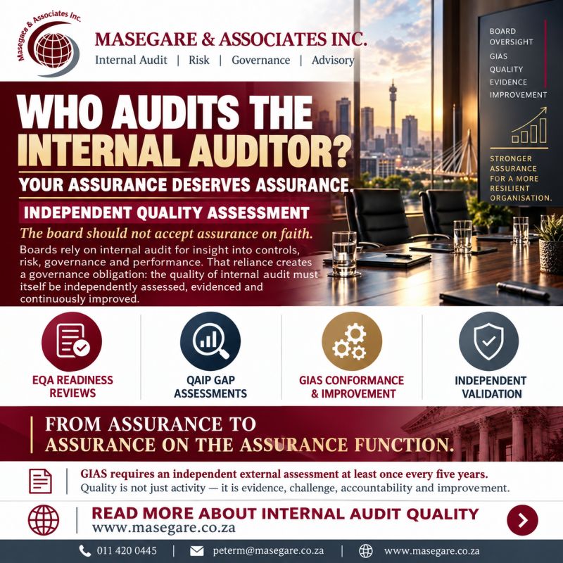 who audits the internal auditor